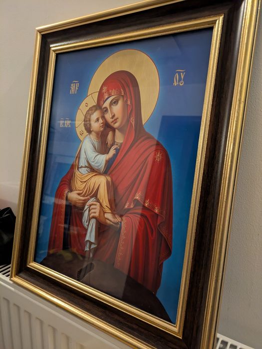 Icoană Maica Domnului cu Pruncul,  Poceav
