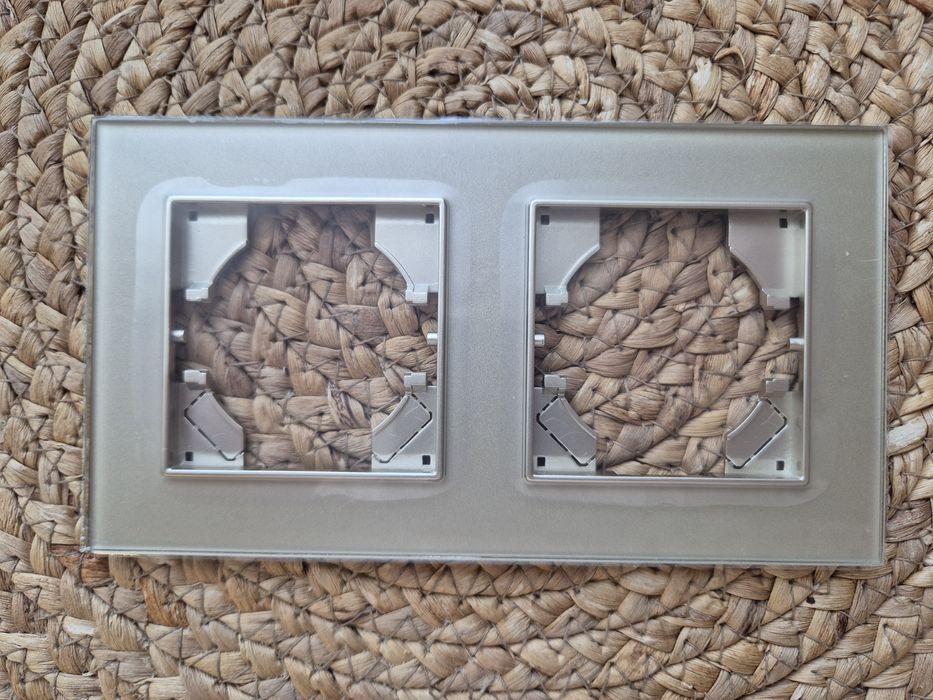 Двойные розетки (золото)