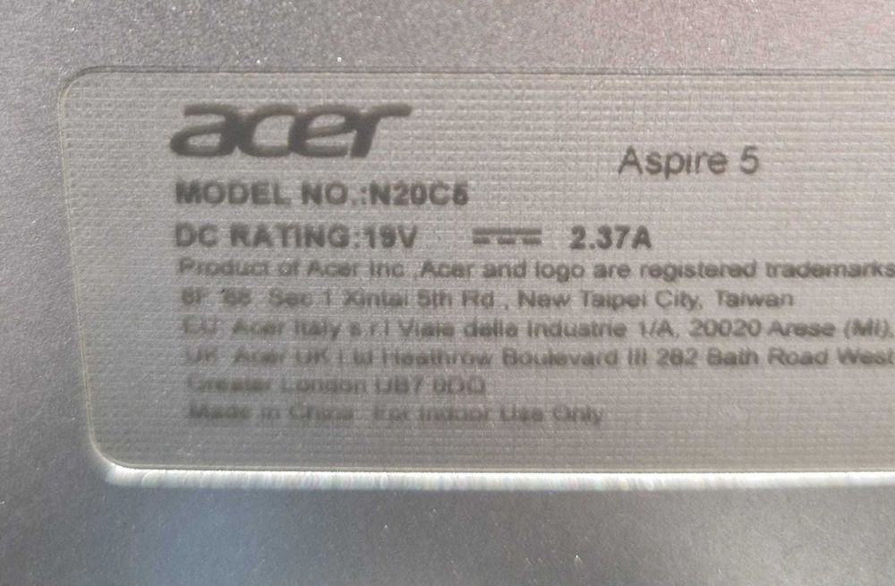 Laptop Acer Aspire 5, procesor i5-1135G7, 16Gb Ram, SSD 512 Gb