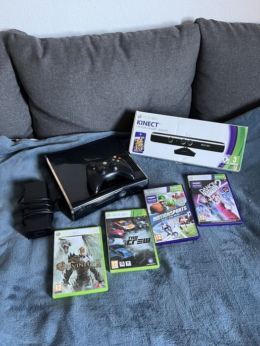 Xbox 360 + Kinect fullbox