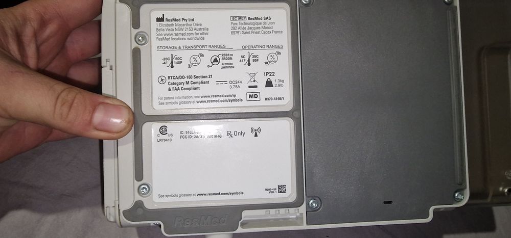 Автоматичен BiLevel апарат ResMed AirCurve 10 VAuto с AutoSet S и CPAP