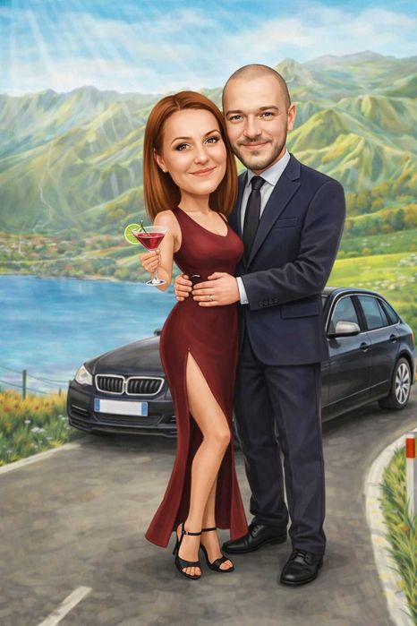 Персонализиран подарък Карикатура / Шарж по снимка Оригинален подарък