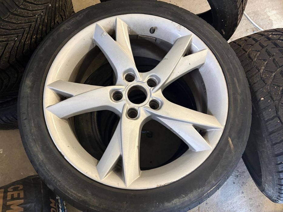 Vand set jante aluminiu originale Audi R18 cu anvelope