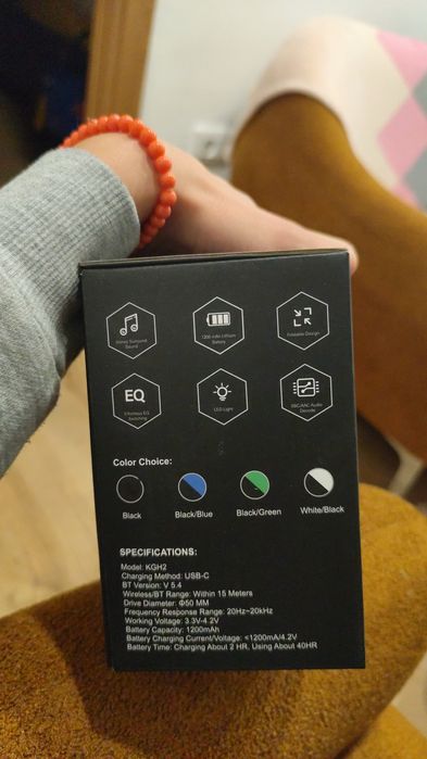 Căști wireless gaming krysenix kgh2 noi