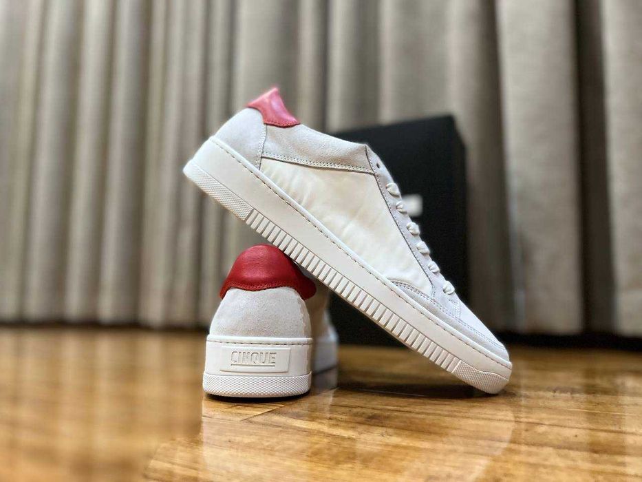 Cinque мужские кожаные сникеры РАЗМЕР 44