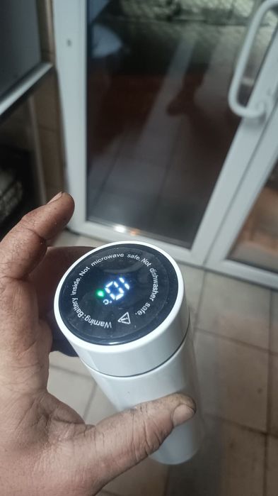 Thermos sublimabil cu display