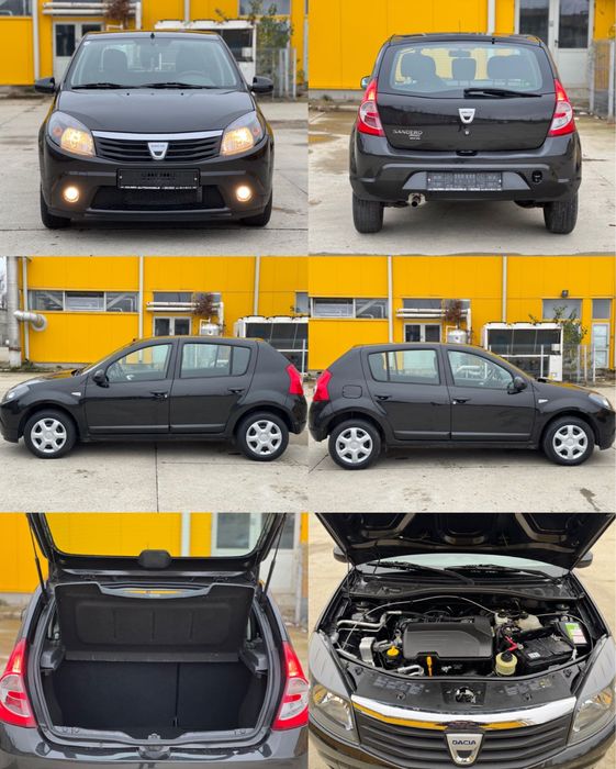 Dacia Sandero 2011 1.2 Benzina 75 C.P Euro 5 A/C Import Black Line
