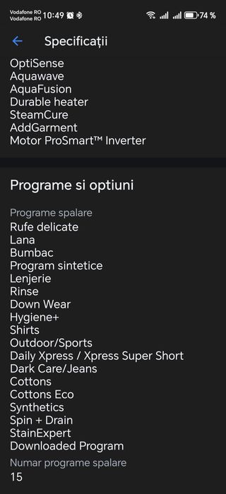 Vând Vând Masina de spalat rufe Slim Beko WTV7644XCW, 7 kg, 1200 RPM,
