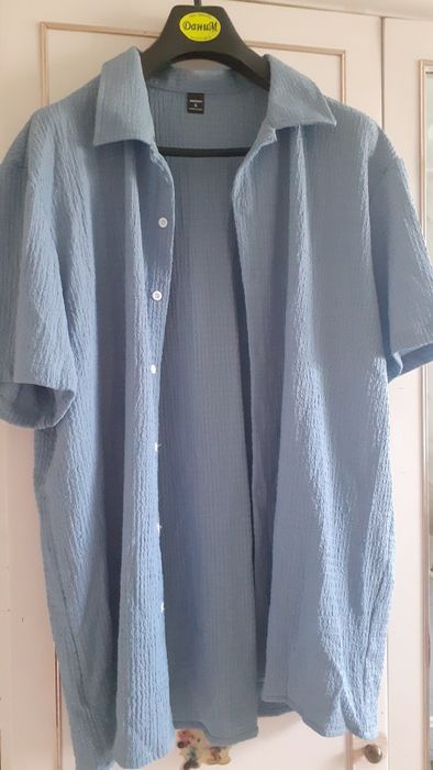 Мъжка риза с къс ръкав