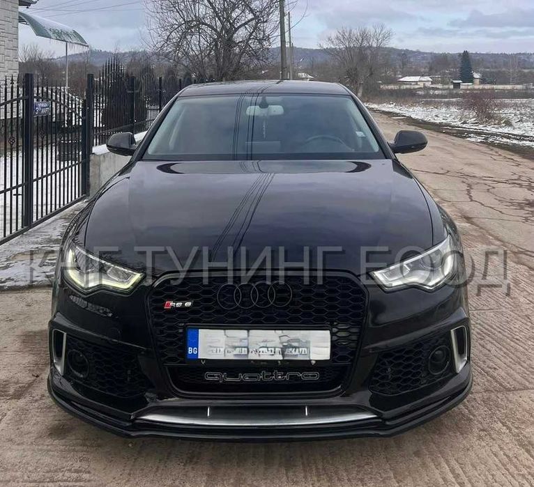 Преден лип спойлер за ауди а6 ц7 рс6  / Audi A6 C7 Lip Spoiler RS6