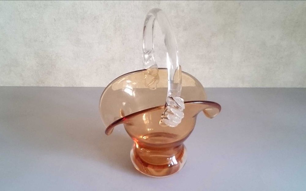 Корзинки цветное стекло