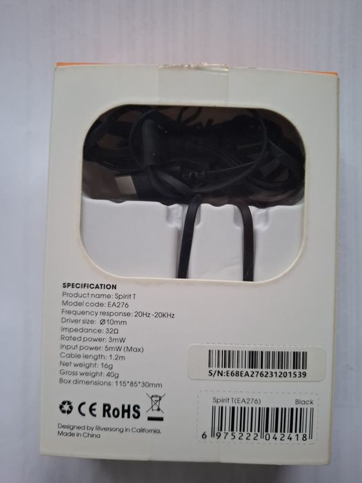Riversong Spirit T Type-C In-Ear слушалки (Нови, неизползвани, с кутия