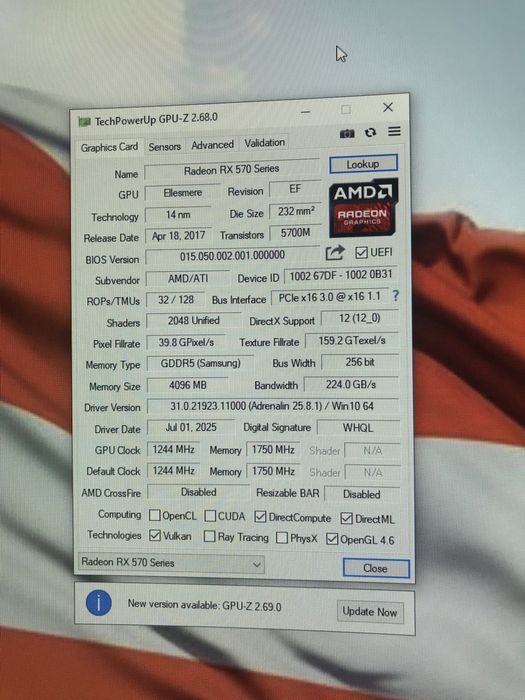 Rx 570 4gb 256 bit