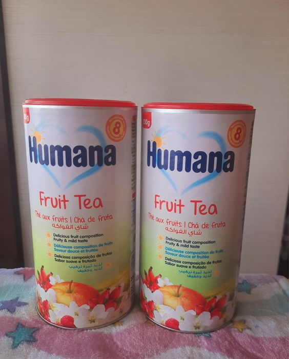 Ceai de fructe Humana instantaneu sugari copii