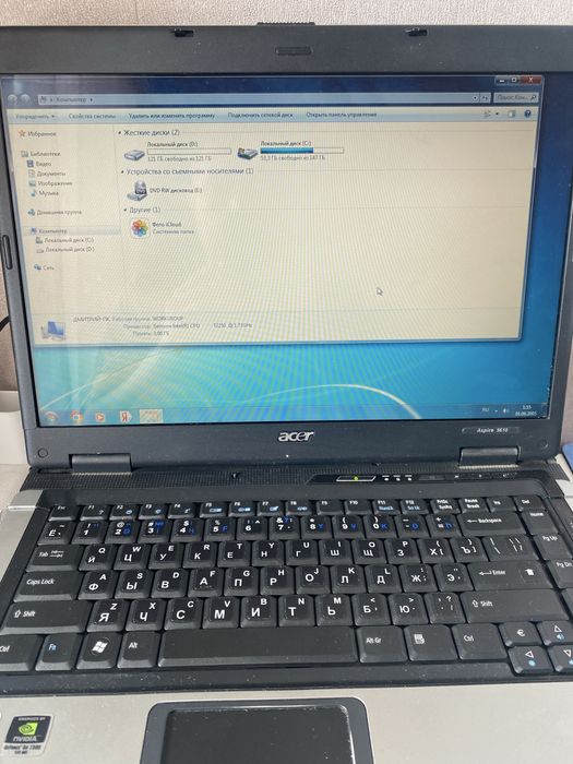 Ноудбук acer aspire 5610
