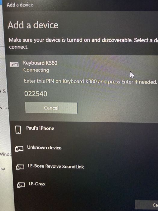 Tastatura bluetooth Logitech K380