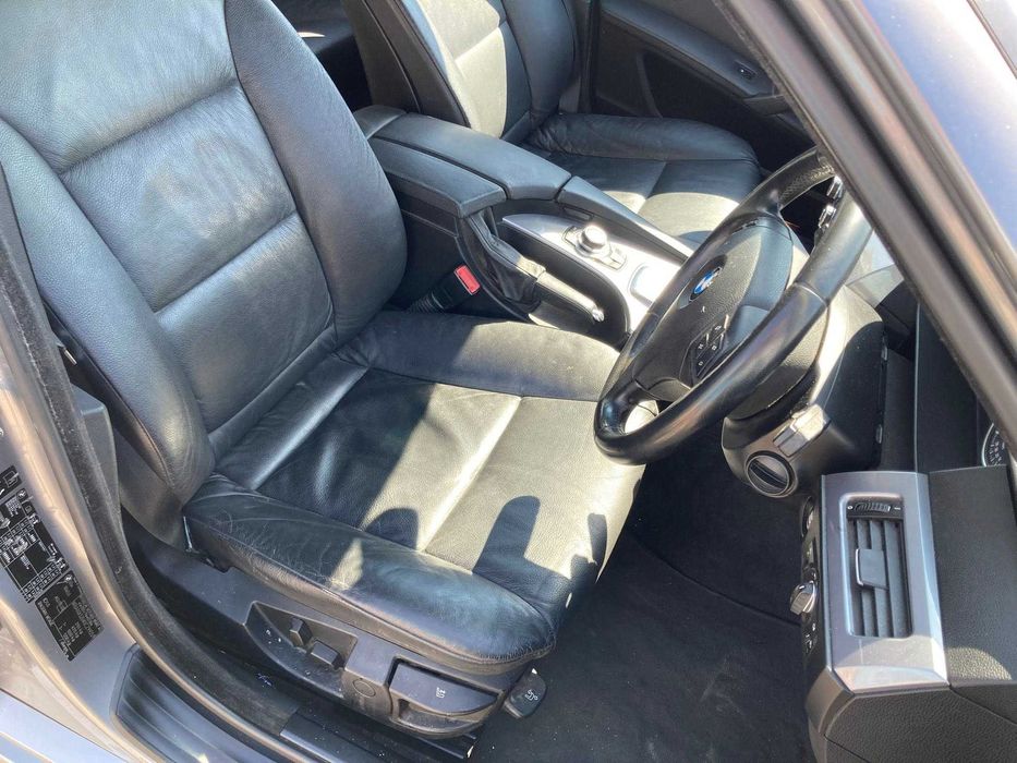 Черен кожен салон бмв е60 фейслифт