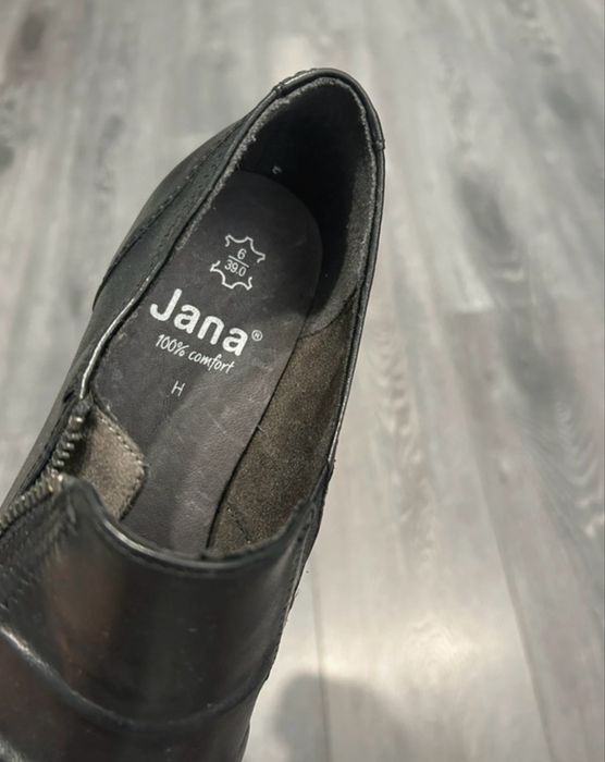 Pantofi piele naturala Jana. 39