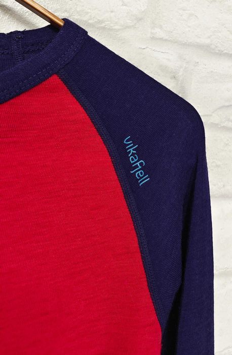 Vikafjell 100% Мериносова вълна дамска термо фланелка размер S