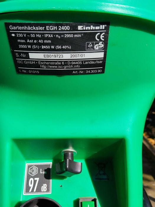 Клоно трошачка Einhell EGH 2400