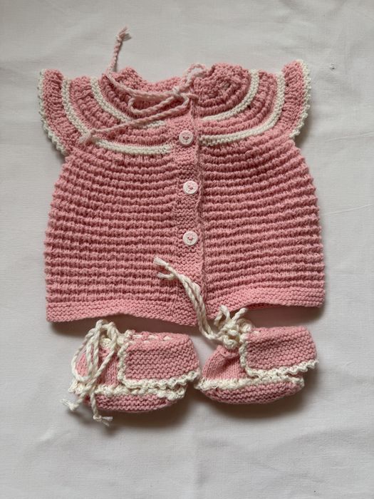 Розово елече със терлички