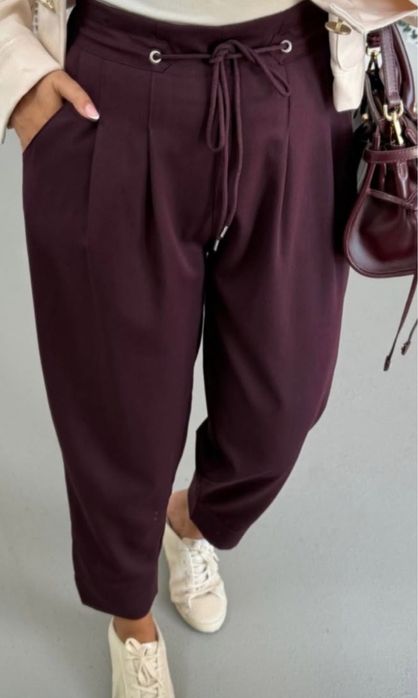 Панталон - черен , бордо , кафяв