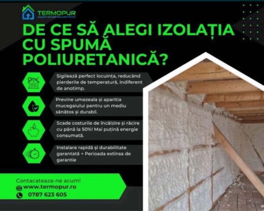 Izolatii cu spuma poliuretanica izolatie cu spuma poliuretanica