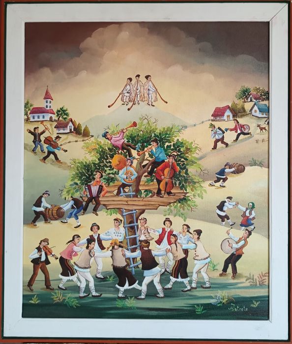 Tablou arta naiva Maricela Istrate