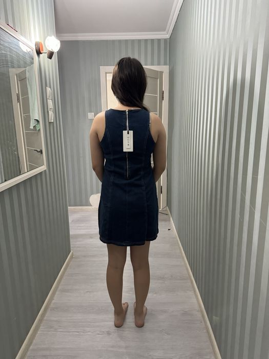 Женское джинсовое платье на лето