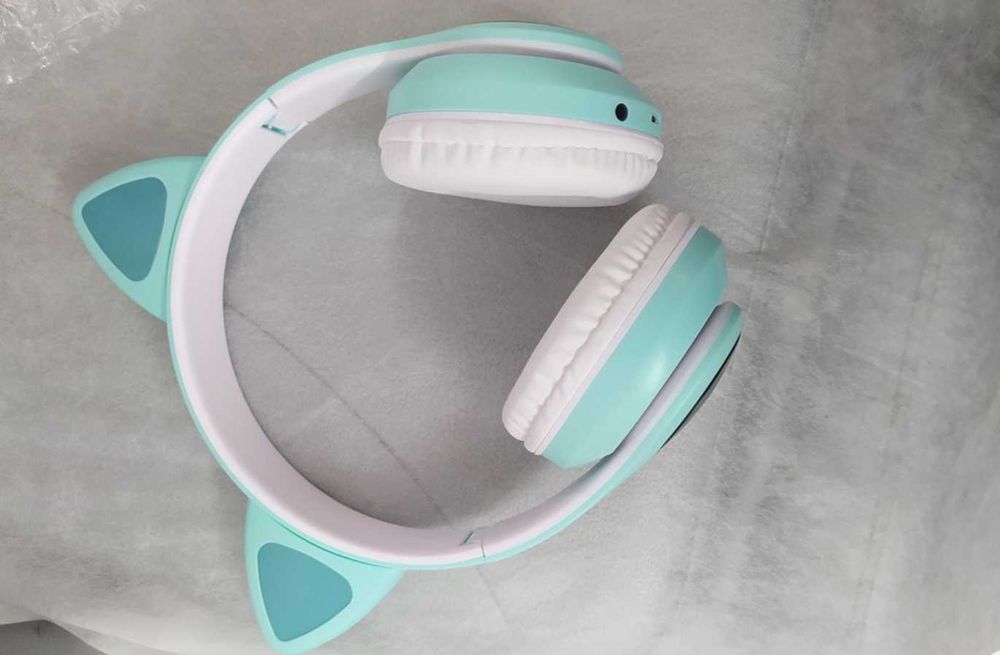 Безжични детски слушалки Bluetooth слушалки със светлина Cat-23M