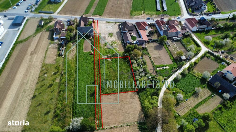 Teren intravilan 1044 mp la intrare in Sebesel Alba DN67C Transalpina