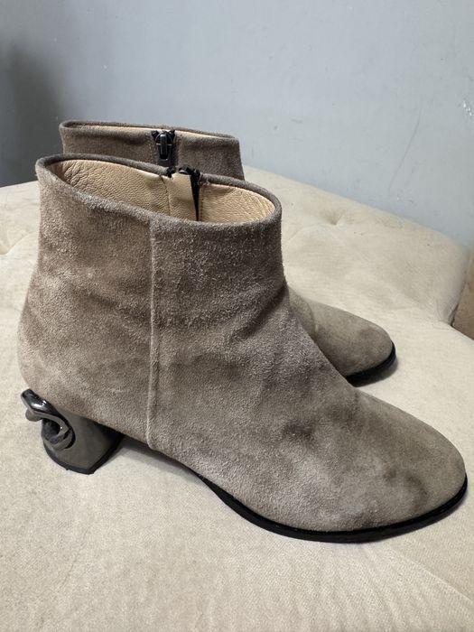 Дамски боти- велур