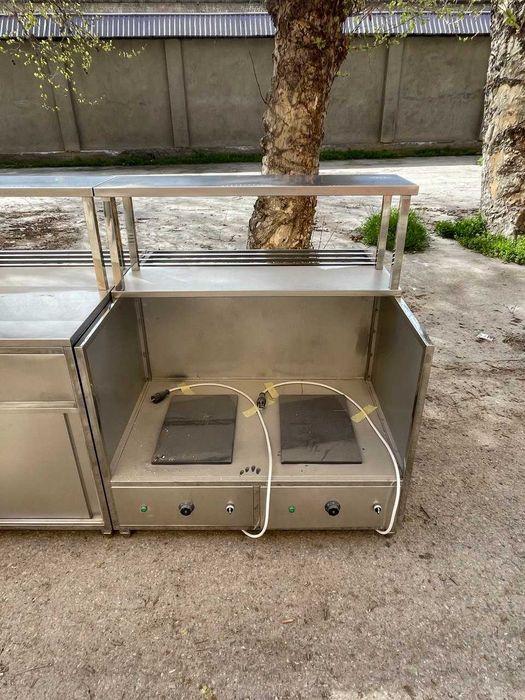 Мармит 1х. блюд с раздачей из нержавеющей стали