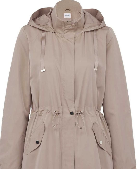 Geaca dama Parka, masura S/36, nou cu eticheta, gri deschis