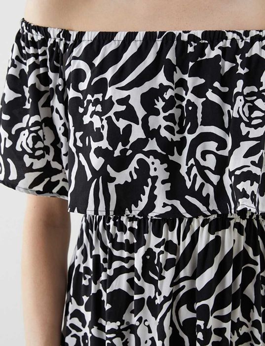 Rochie - Livrarea 5 lei - NOUĂ - midi - vâscoză