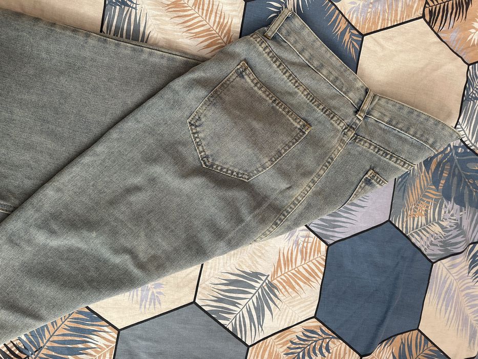 Джинсовая юбка синяя