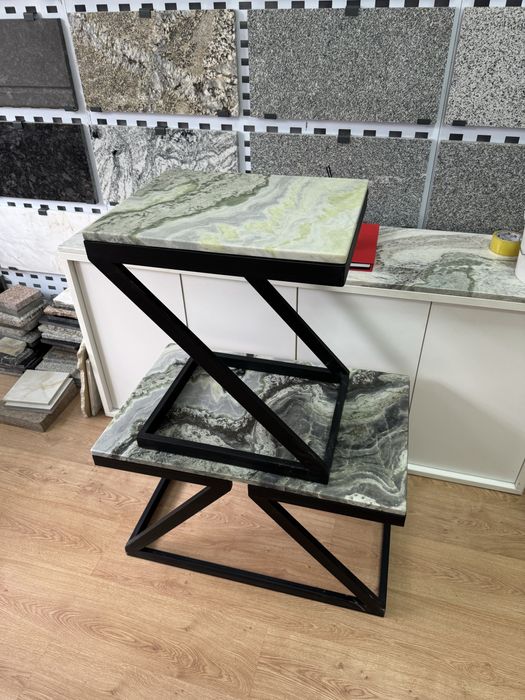 Журнальные столики из мрамора