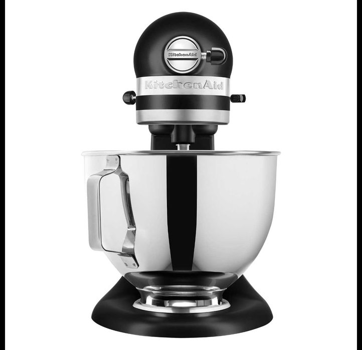 Ново Ново Ново Стационарен миксер с купа 4.3 л, Matte Black - KitchenAid модел 5KSM95PSEBM