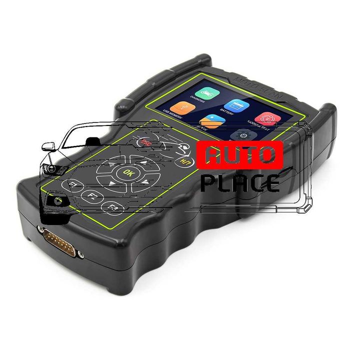 JDiag M100 Pro Full Set Диагностичен Инструмент за Мотоциклети и Коли