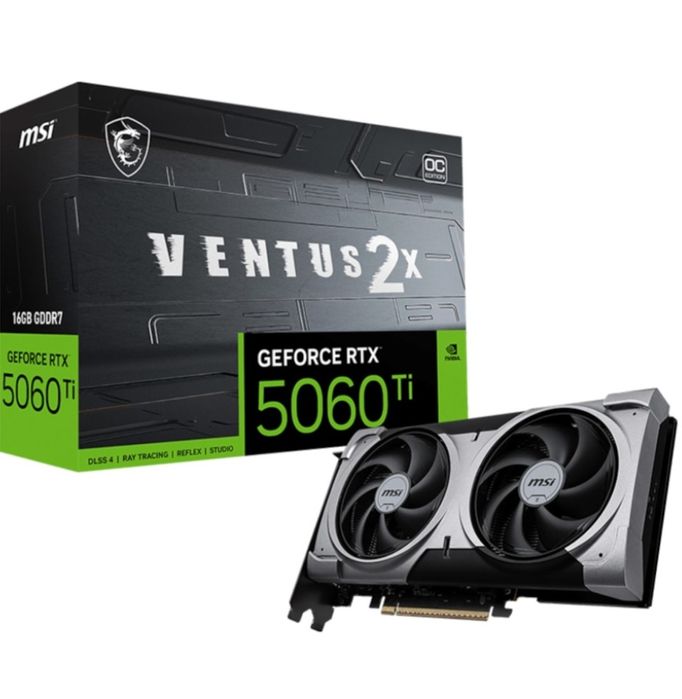 Placa video MSI GeForce RTX 5060 Ti VENTUS 2X OC PLUS 16GB GDDR7