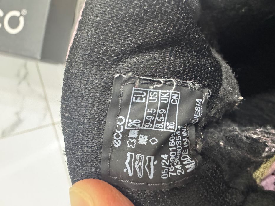 Ботинки Ecco gore-tex 26р