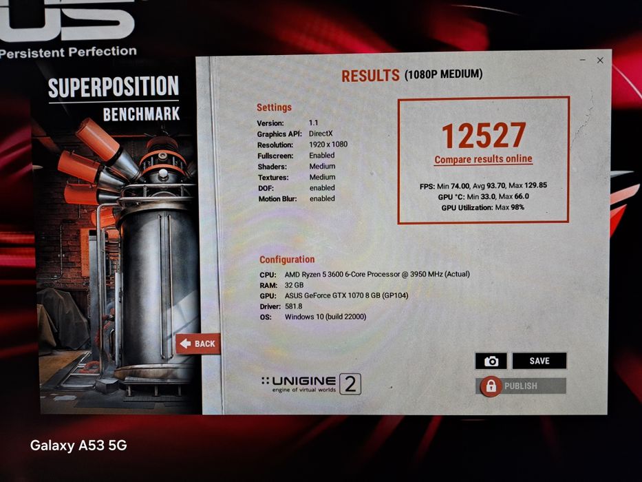 Asus  Gtx  1070  Turbo 8Gb.