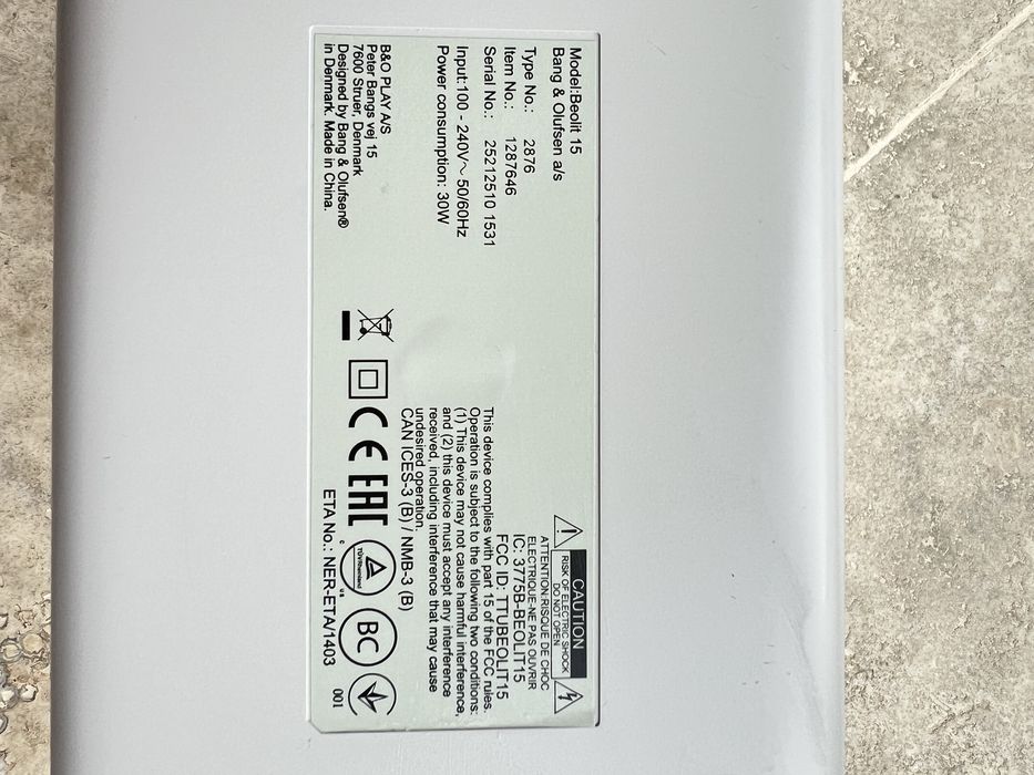 Bang&olufsen Beolit 15