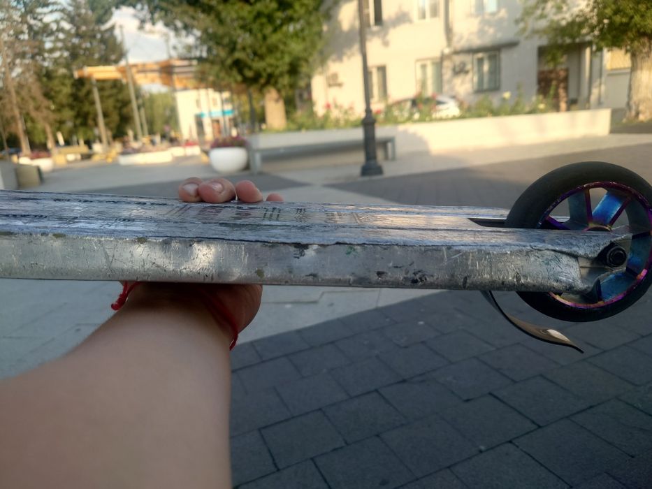 самокат кастом..