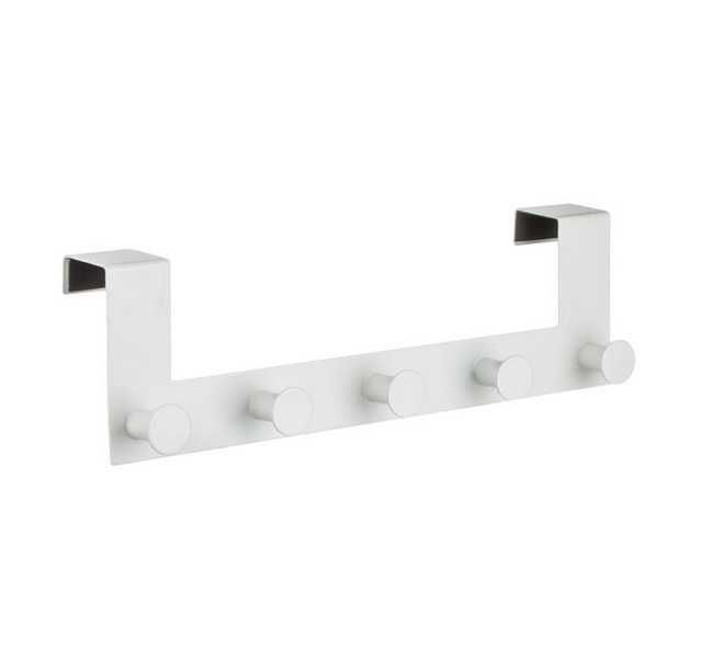 Закачалка за дрехи за врата, 5 куки, 35 см