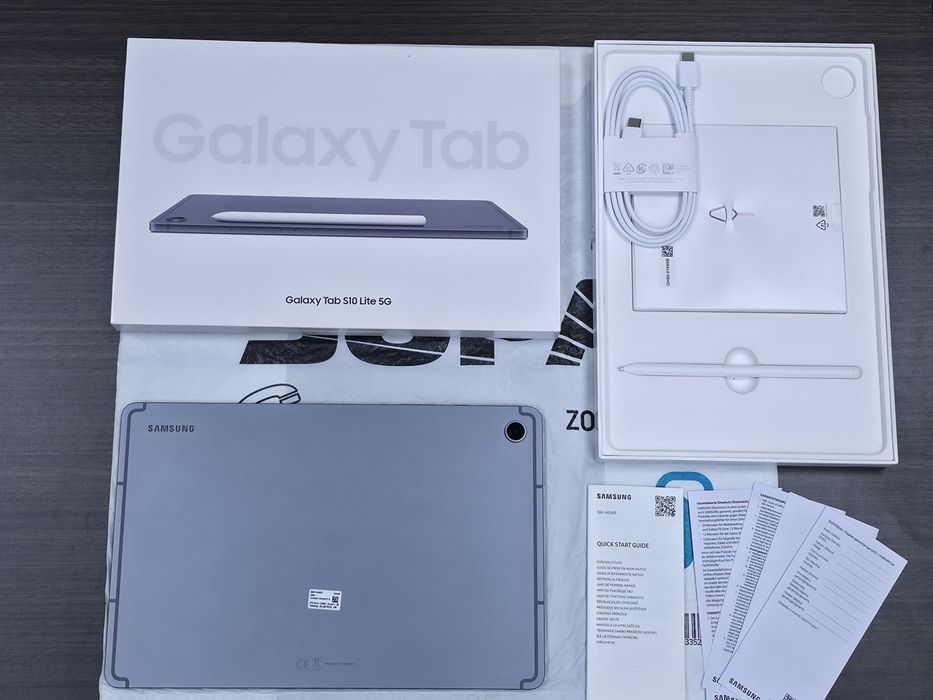 ***ЧИСТО НОВ 10.9" 128GB Samsung Galaxy Tab S10 Lite Гаранция ЗОРА 2028 Gray | Сив