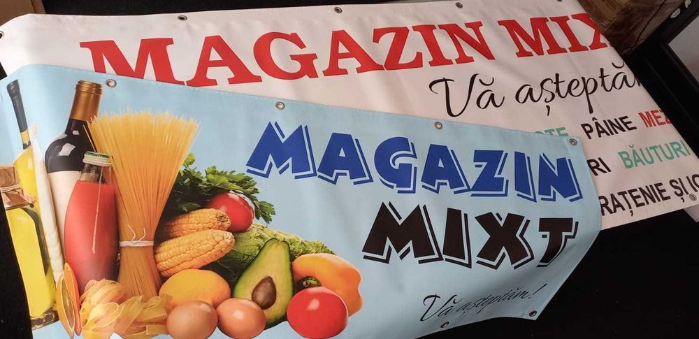 Banner model MAGAZIN MIXT 150 x 60 cm 125l lei