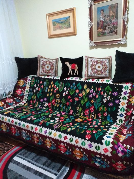 Covor deosebit cu 2fete țesut la Tismana