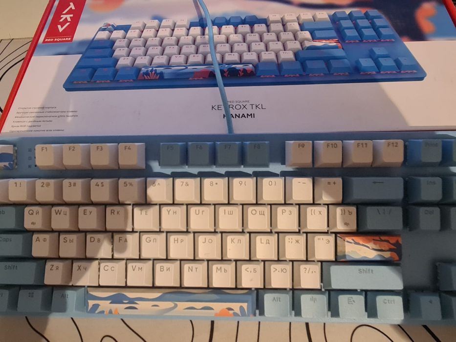 Red square keyrox tkl hanami, игровая клавиатура