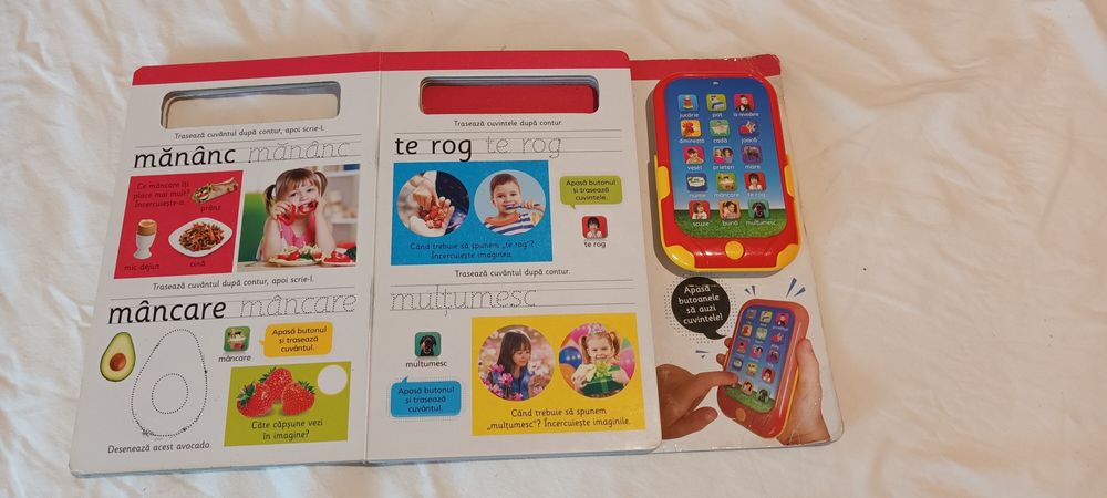 Joc primele cuvinte carte cu sunete si telefon